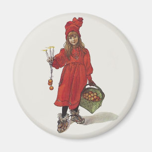 Carl Larsson Swedish Daughter Brita as Iduna Magnet