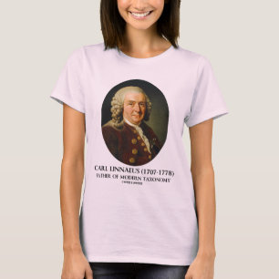 Carl Linnaeus Father Of Modern Taxonomy T-Shirt