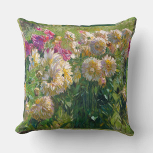 Carl Moll Vintage Dahlias Cushion