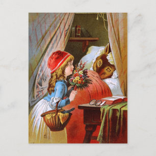 Carl Offterdinger: Little Red-Cap Postcard
