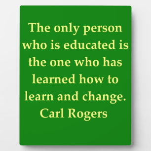 carl rogers quote plaque