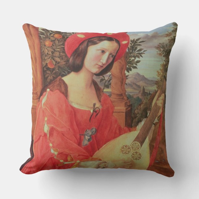 Carla Bianca von Quandt, c.1820 (oil on canvas) Cushion (Front)