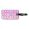 Carleigh's Pink Peace Bling Luggage Tag