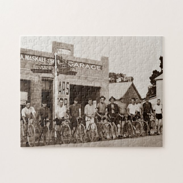 Carlingford-Parramatta League Cycling Club 1930s Jigsaw Puzzle (Horizontal)