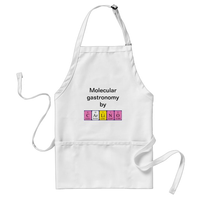 Carlino periodic table name apron (Front)