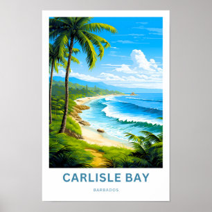 Carlisle Bay Barbados Travel Print