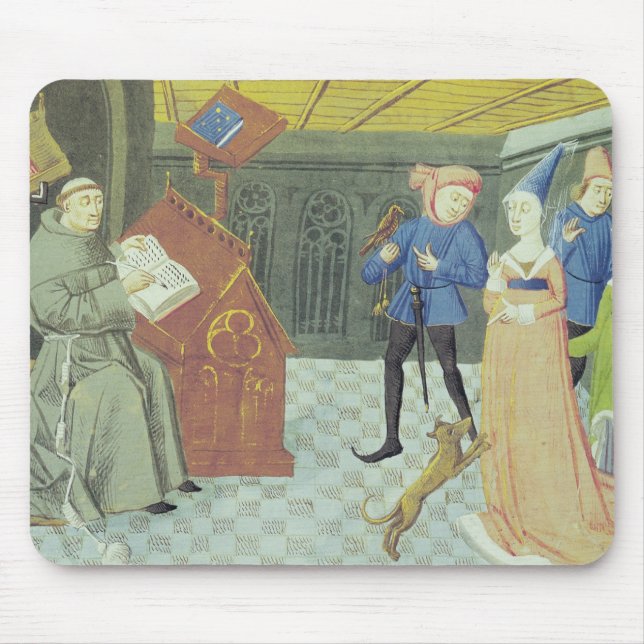 Carlo Marsuppini  illustration Mouse Pad (Front)