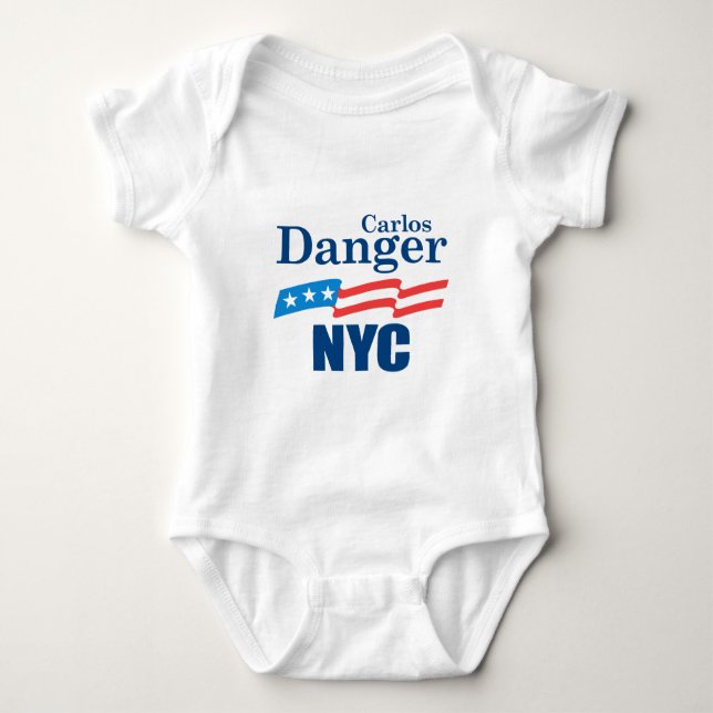 Carlos Danger Baby Bodysuit (Front)