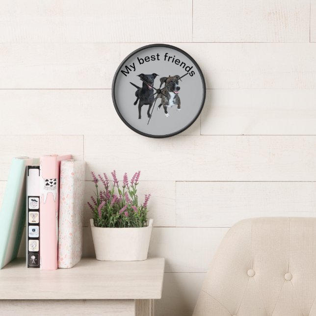 Carlos dogs Wall Clock (Reading Room)