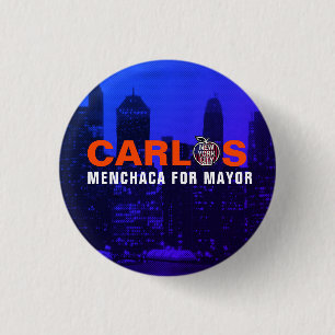 Carlos Menchaca for NYC Mayor 2021 3 Cm Round Badge