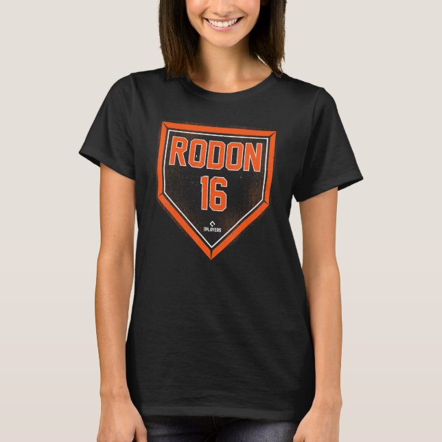 Carlos Rodon Home Plate Gameday Carlos Rodon San F T-Shirt (Front)