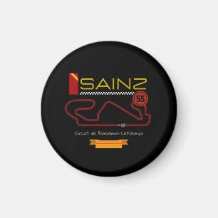 CARLOS SAINZ, formula 1, ferrari Magnet