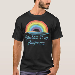 Carlsbad Beach California Souvenir Graphic T-Shirt