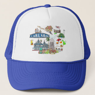 Carlsbad Beach City Fun Trucker Hat