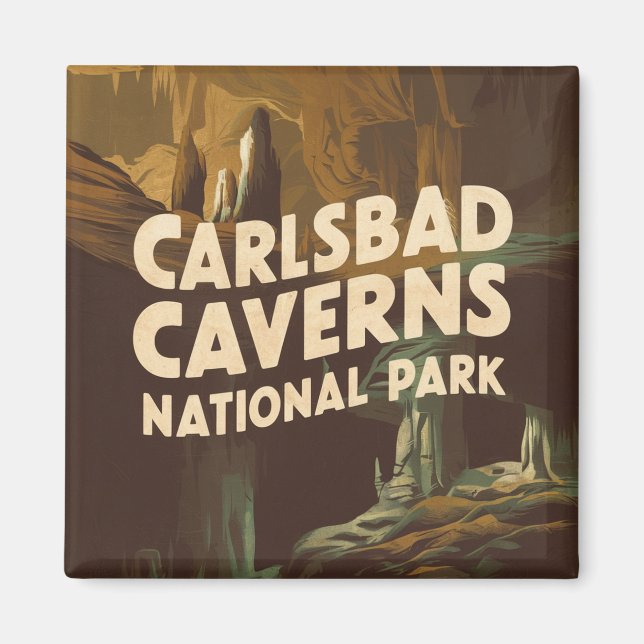 Carlsbad Caverns National Park Cave Magnet (Front)