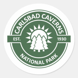 Carlsbad Caverns National Park Classic Round Sticker