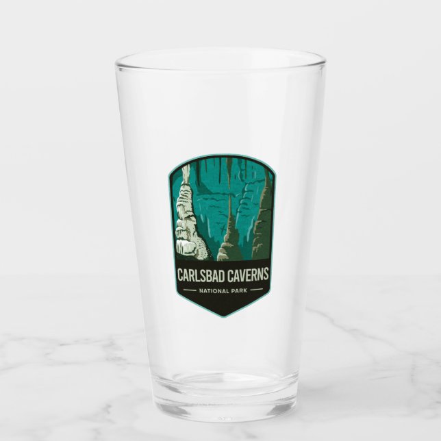 Carlsbad Caverns National Park Glass (Front)