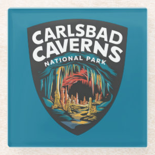 Carlsbad Caverns National Park Glass Coaster