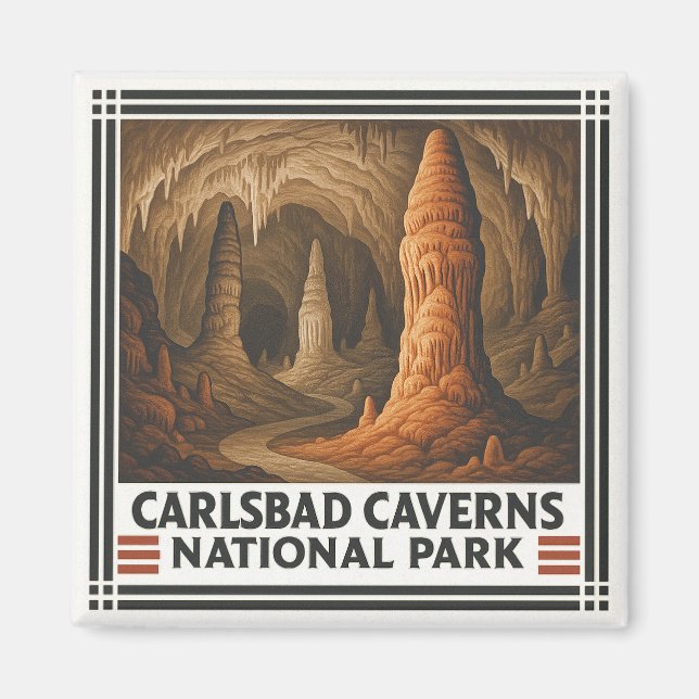 Carlsbad Caverns National Park Magnet (Front)