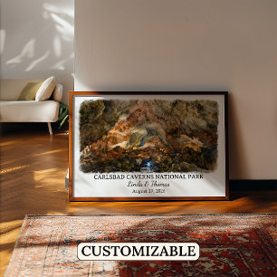 Carlsbad Caverns National Park, New Mexico Custom Poster