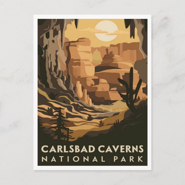 Carlsbad Caverns National Park New Mexico Postcard (Front)