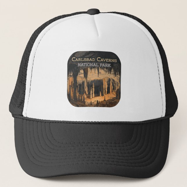 Carlsbad Caverns National Park New Mexico Trucker Hat (Front)