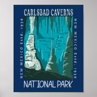 Carlsbad Caverns National Park Vintage Distressed