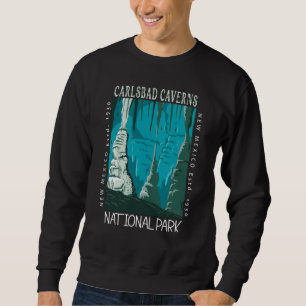 Carlsbad Caverns National Park Vintage Distressed  Sweatshirt