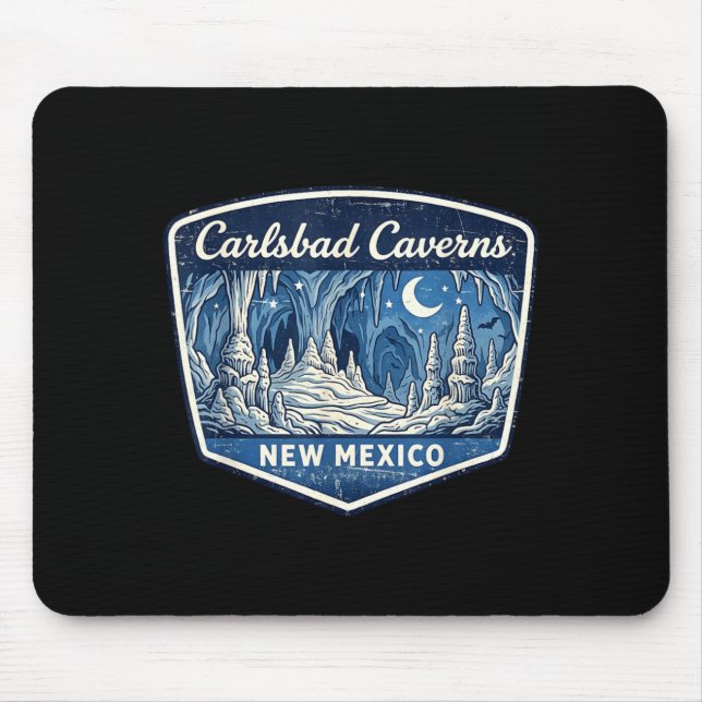 Carlsbad Caverns New Mexico Cave Exploration Mouse Pad (Front)