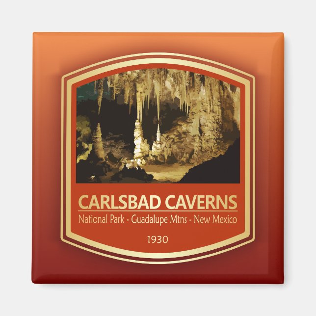 Carlsbad Caverns NP (PF1) Magnet (Front)