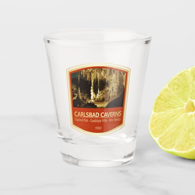 Carlsbad Caverns NP (PF1) Shot Glass (Front)