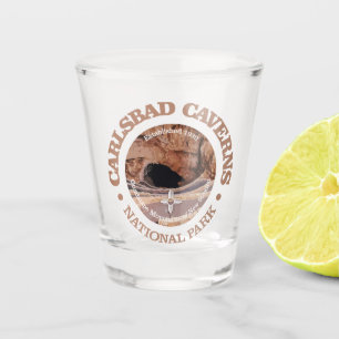Carlsbad Caverns NP (rd)2 Shot Glass