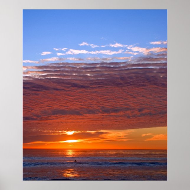 Carlsbad Sunset Poster (Front)