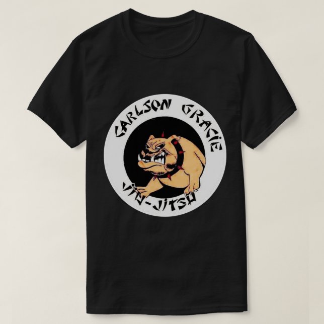 Carlson Gracie Team Logo Bulldog Art Classic T-Shi T-Shirt (Design Front)