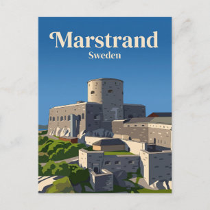 Carlsten Fortress Sweden Postcard