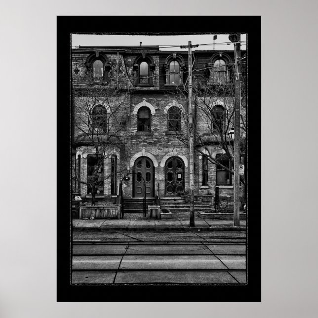 Carlton Street No 3 with Border Poster (Front)