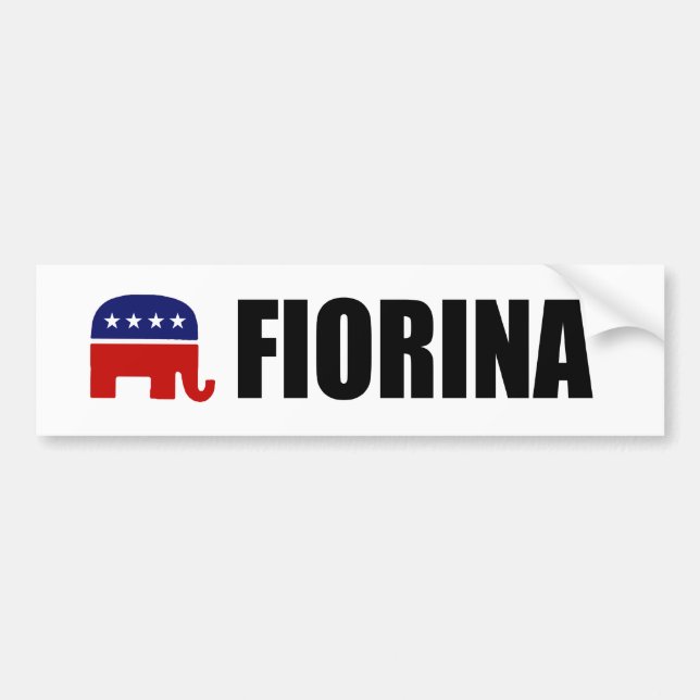 CARLY FIORINA CAMPAIGN GEAR BUMPER STICKER (Front)
