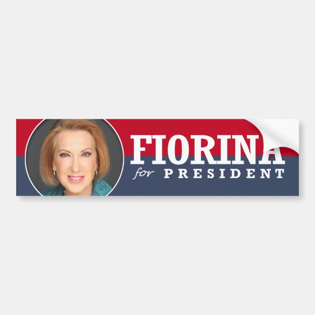 Carly Fiorina for President 2016 Bumper Sticker (Front)