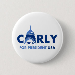 Carly Fiorina For President 6 Cm Round Badge