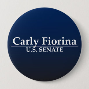 Carly Fiorina U.S. Senate 10 Cm Round Badge
