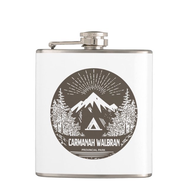 Carmanah Walbran Provincial Park Hip Flask (Front)