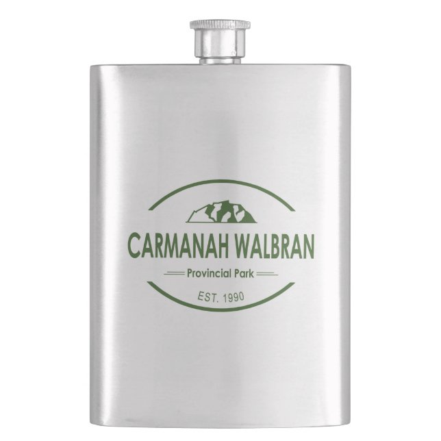 Carmanah Walbran Provincial Park Hip Flask (Front)