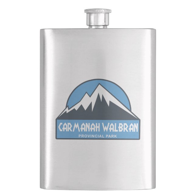 Carmanah Walbran Provincial Park Hip Flask (Front)