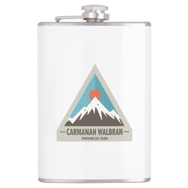 Carmanah Walbran Provincial Park Hip Flask (Front)