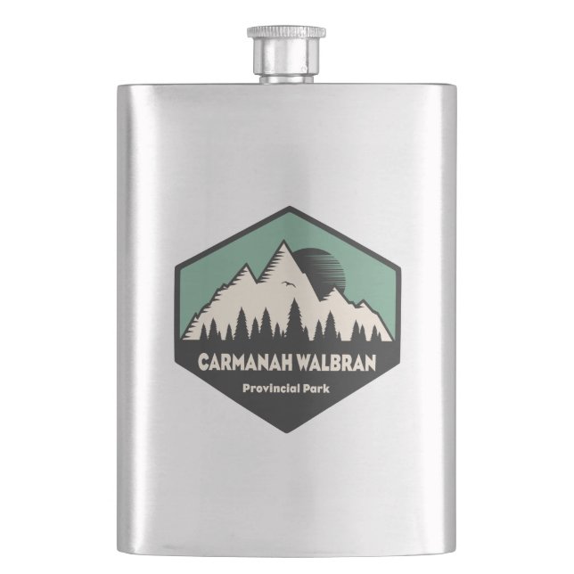 Carmanah Walbran Provincial Park Hip Flask (Front)