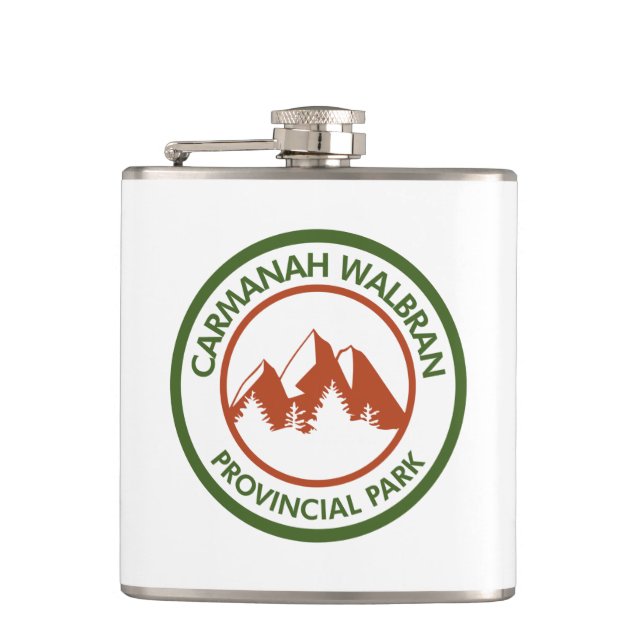 Carmanah Walbran Provincial Park Hip Flask (Front)