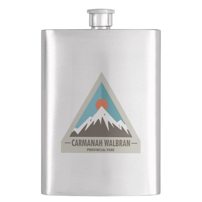 Carmanah Walbran Provincial Park Hip Flask (Front)
