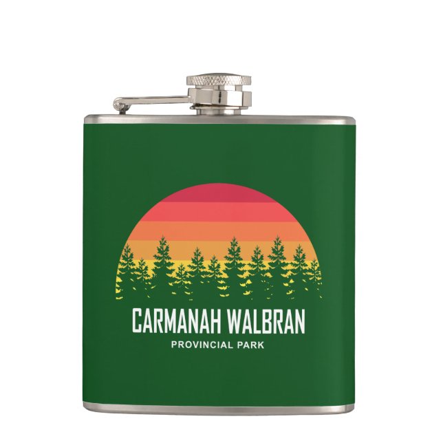 Carmanah Walbran Provincial Park Hip Flask (Front)