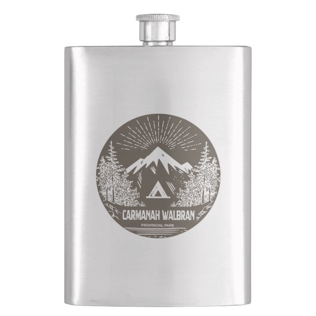 Carmanah Walbran Provincial Park Hip Flask (Front)