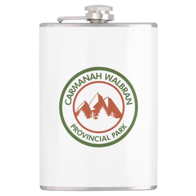 Carmanah Walbran Provincial Park Hip Flask (Front)